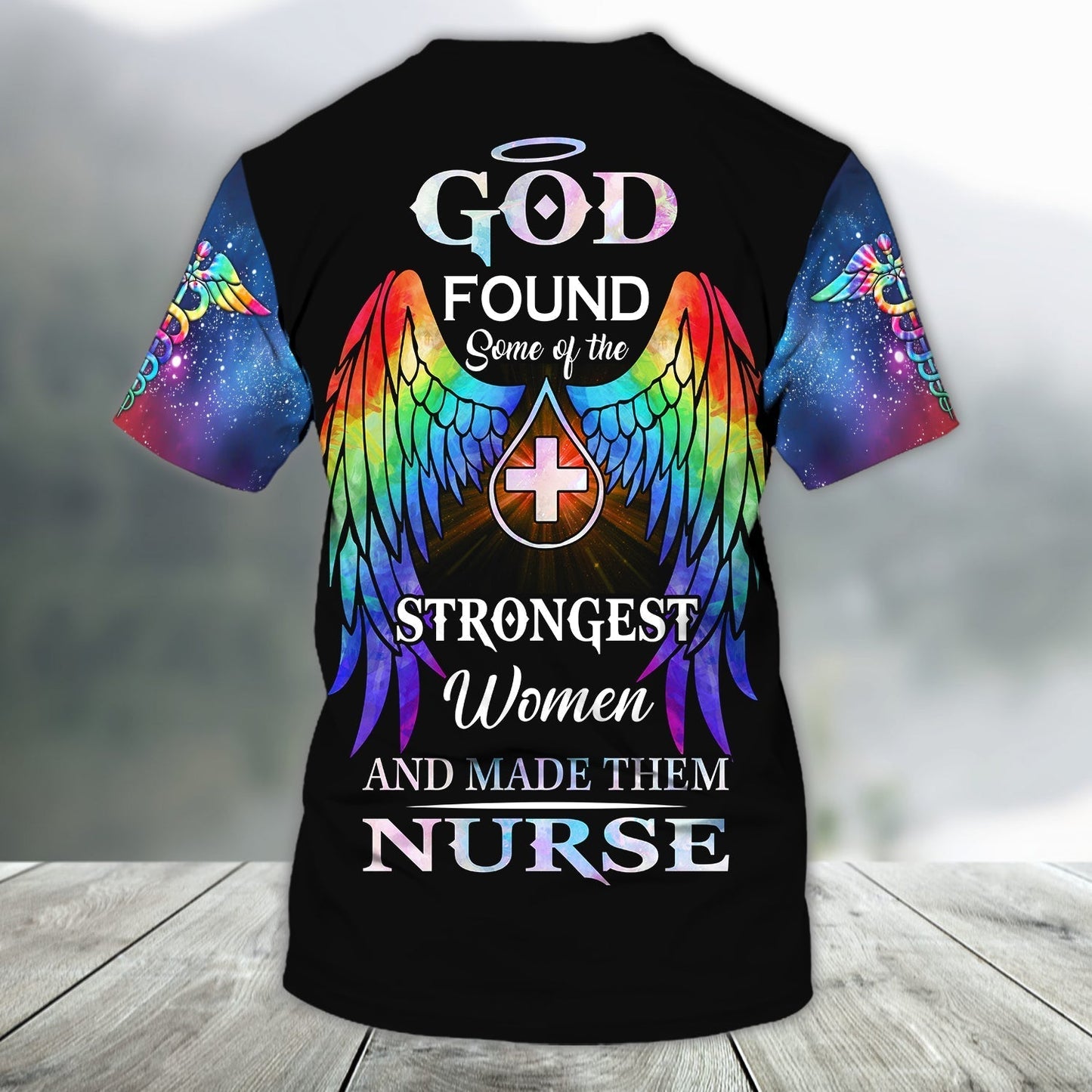 Nurse - Personalized Name 3D T-Shirt, God Found Some Of The Strongest Women and Make Them Nurse TO3194