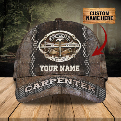 3D Classic Cap Carpenter 2 Personalized Name Cap Tendpins CA1962