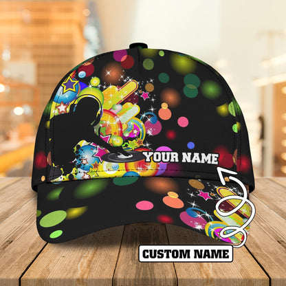 3D Classic Cap Dj 02 Personalized Name Cap Tendpins CA1058