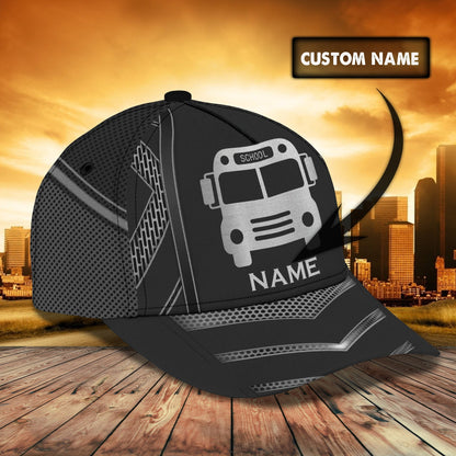 3D Classic Cap Bus Personalized Name Cap Tendpins CA0575