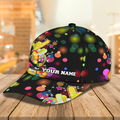 3D Classic Cap Dj 02 Personalized Name Cap Tendpins CA0726