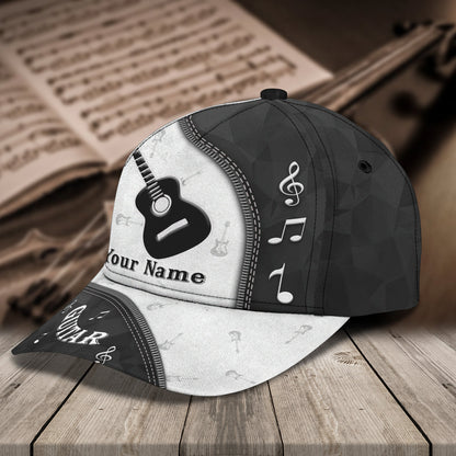 3D Classic Cap Guitar 1 Personalized Name Cap Tendpins CA0672