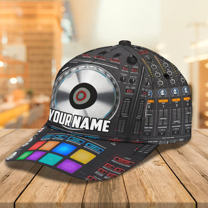 3D Classic Cap Dj Personalized Name Cap Fuly Tendpins CA1945