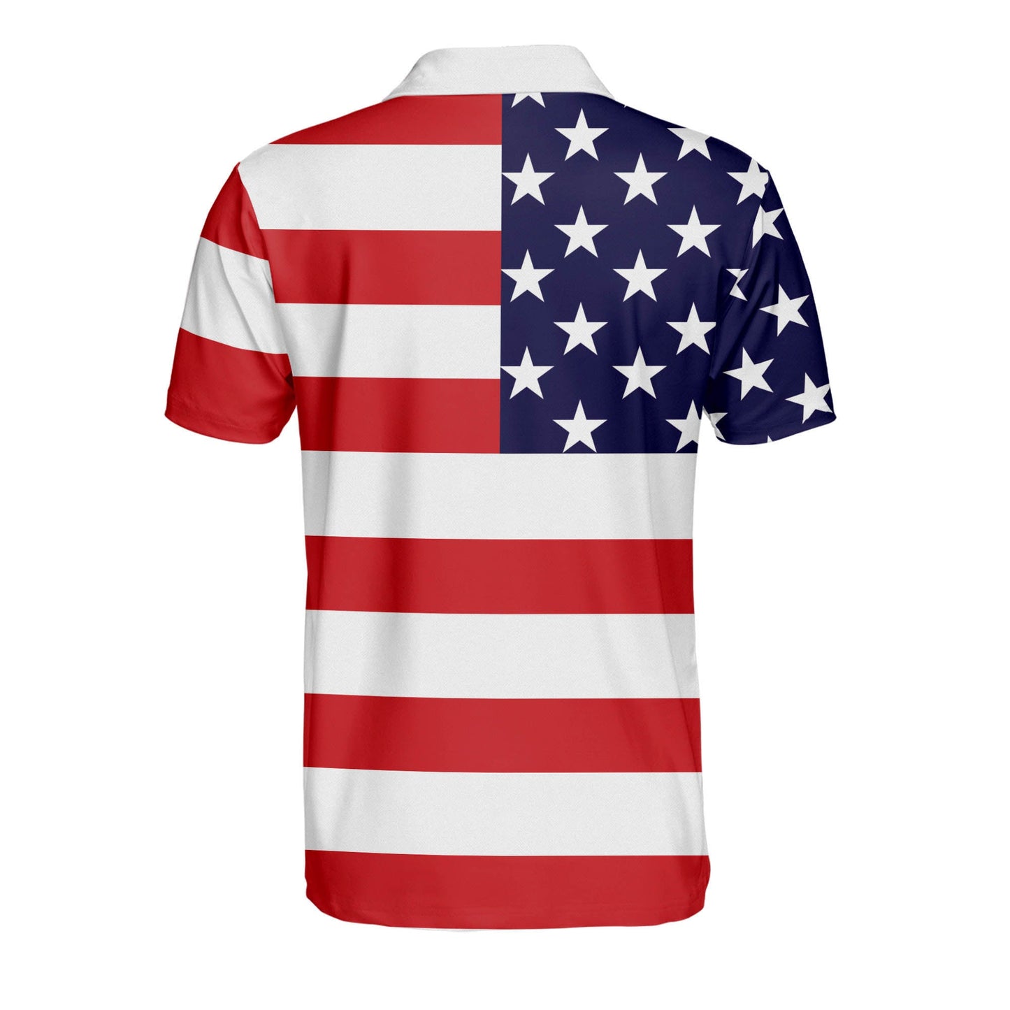 US Flag Colors Patriotic Polo Shirt EG0010