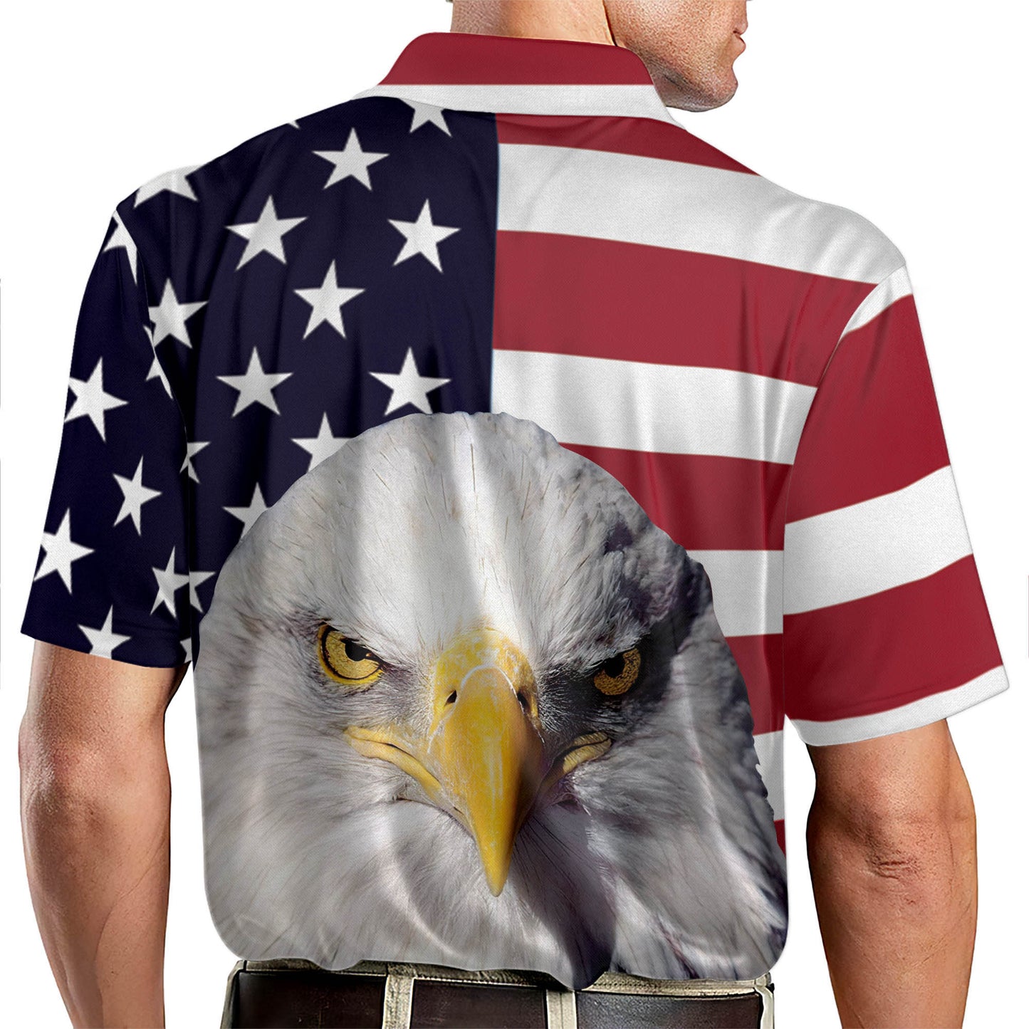 Independence Day 3D Over Printed Polo Shirt EG0020