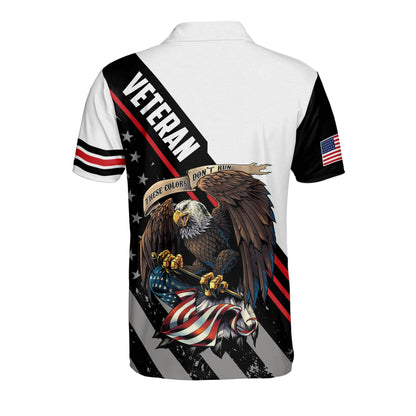 Military Veteran American Eagle Polo Shirt EG0019