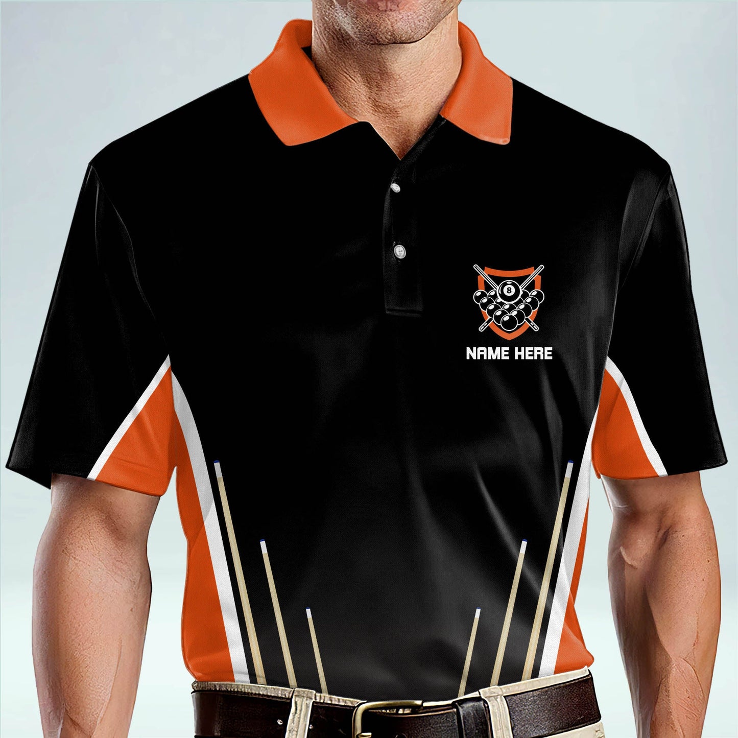 I'm Here To Break Your Balls Billiard Polo Shirt BI0001