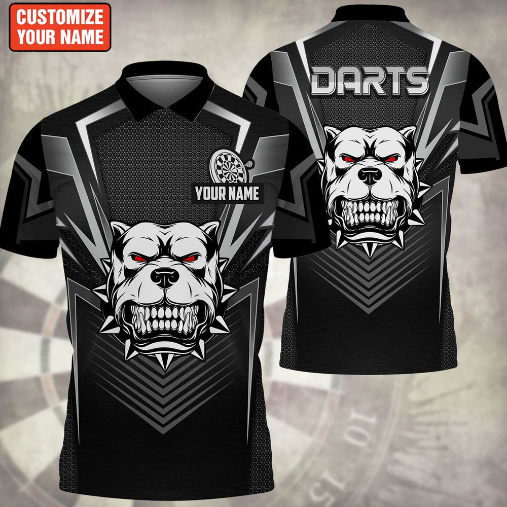 Tendpins Darts Skull Personalized Name 3D Shirt For Darts Player DMA0062