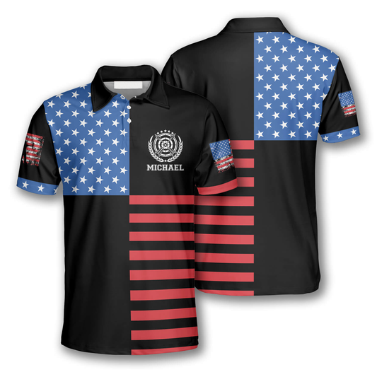 3D All Over Print Archery American Flag Logo Custom Archery Shirts for Men, Archery Shirt, Flag Shirt AO0019