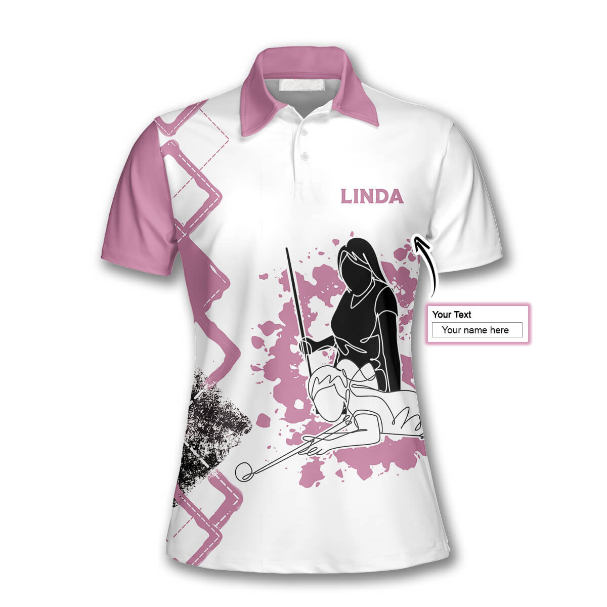 Billiards I Know I Play Like a Girl Try To Keep Up Custom Billiard Shirts for Women SO1045