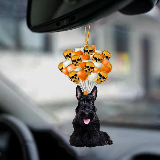 Scottish Terrier Halloween Car Ornament Dog Ornament For Halloween OO1173