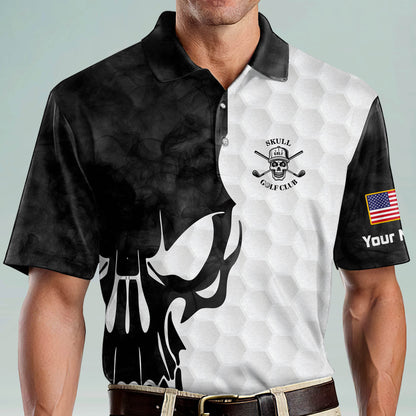 Golf Gangster Skull Golf Polo Shirt GM0103