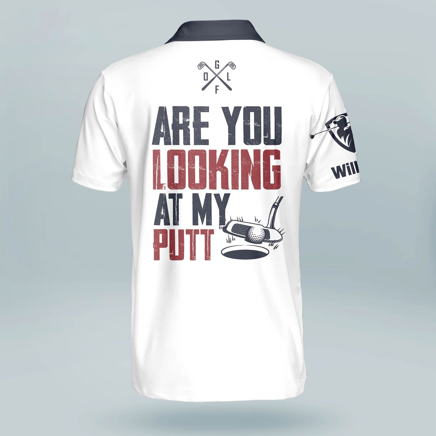 Are You Looking At My Putt Golf Polo Shirt GM0148