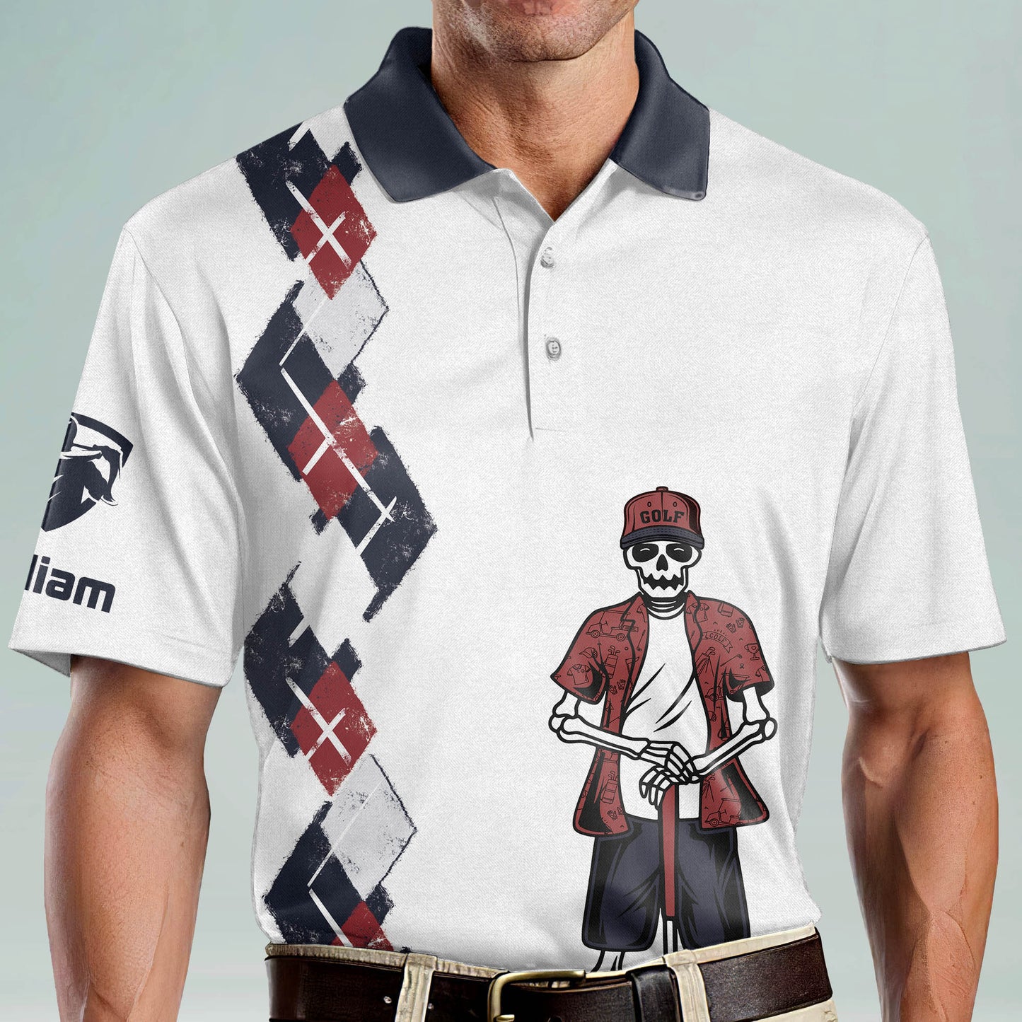 Are You Looking At My Putt Golf Polo Shirt GM0148