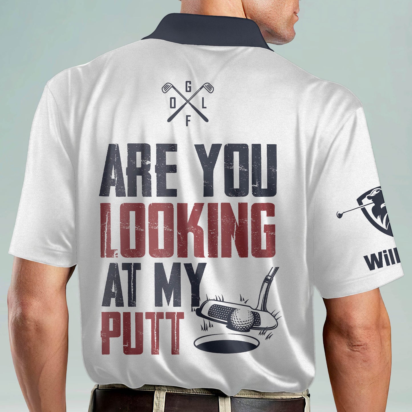 Are You Looking At My Putt Golf Polo Shirt GM0148