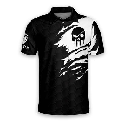 Skull Golf Gangster Golf Polo Shirt GM0011