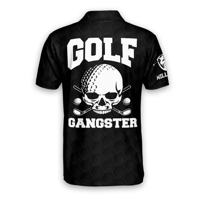 Skull Golf Gangster Golf Polo Shirt GM0011