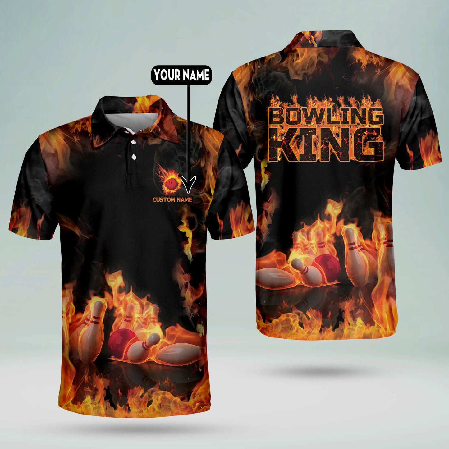 Custom Bowling King Bowling Shirts BM0244