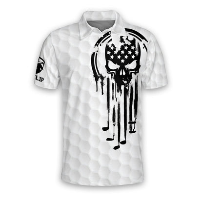 Skull The Best Golf Slayer Golf Polo Shirt GM0028