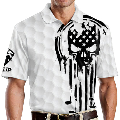 Skull The Best Golf Slayer Golf Polo Shirt GM0028