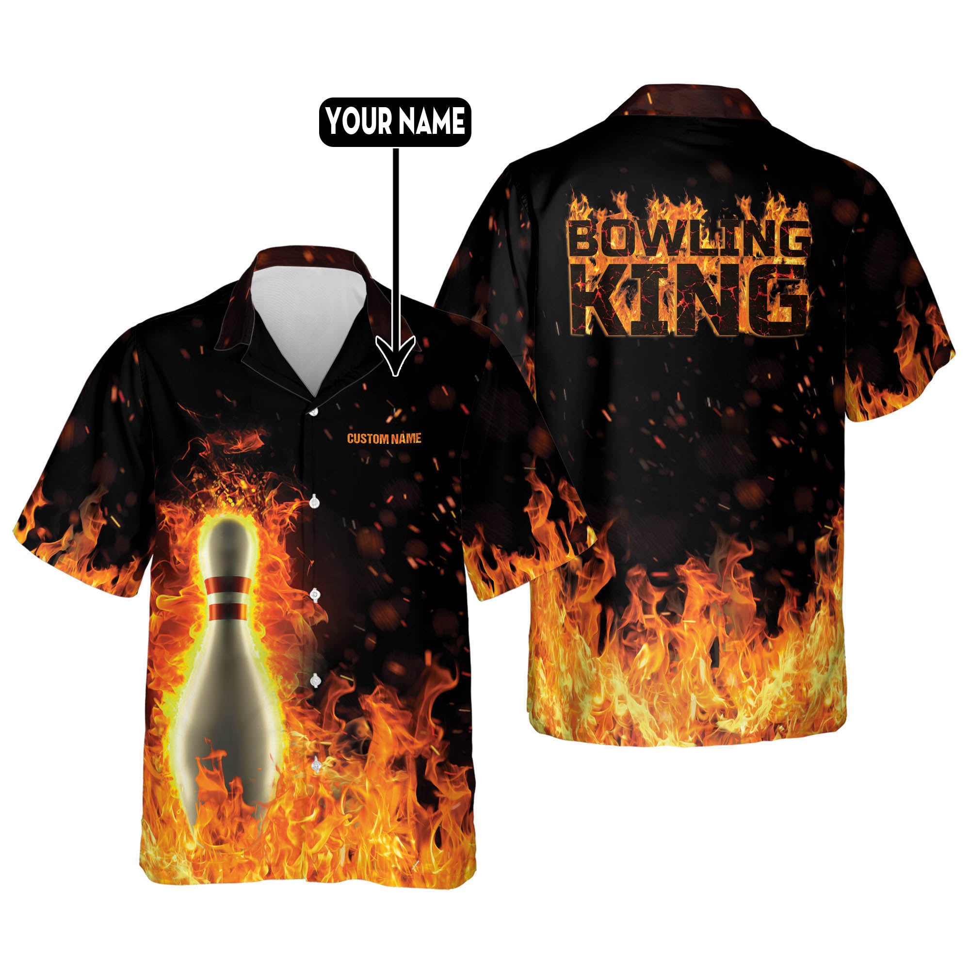 Custom Hawaiian Bowling Shirts For Men And Women-Custom Made Bowling ...