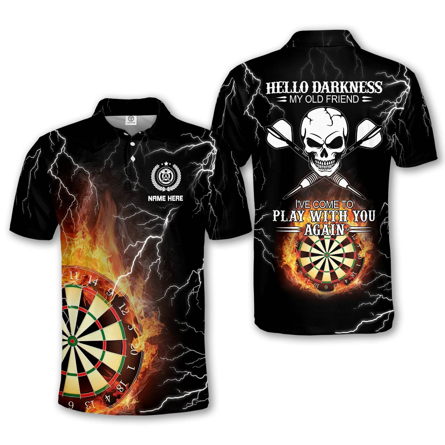 Skull Dart Polo Shirt DM0013