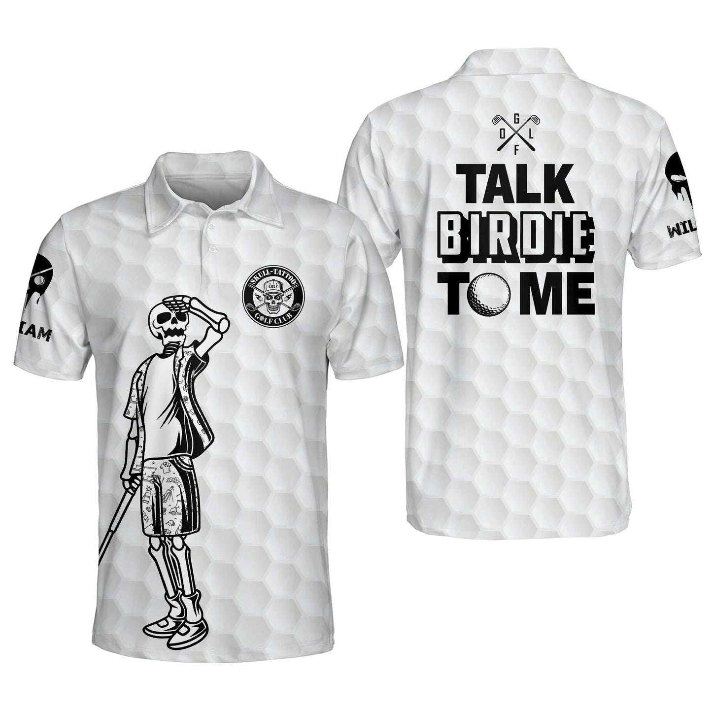 Talk Birdie To Me Golf Polo Shirt GM0031