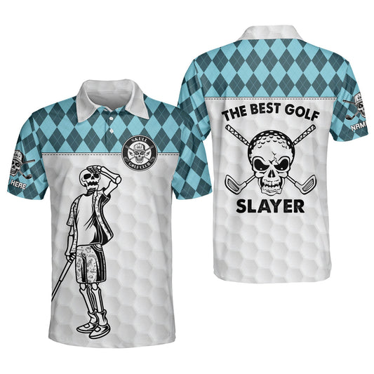 The Best Golf Slayer Golf Polo Shirt GM0255