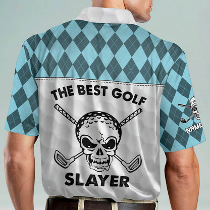 The Best Golf Slayer Golf Polo Shirt GM0255