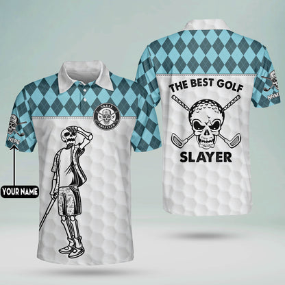 The Best Golf Slayer Golf Polo Shirt GM0255