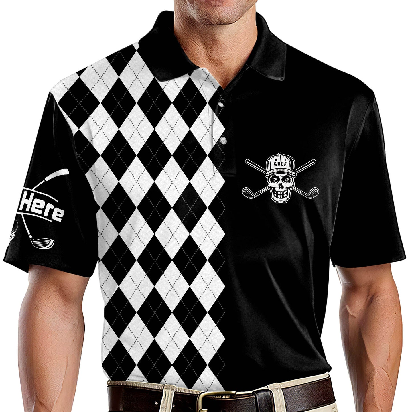 World's Okayest Golfer Golf Polo Shirt GM0142