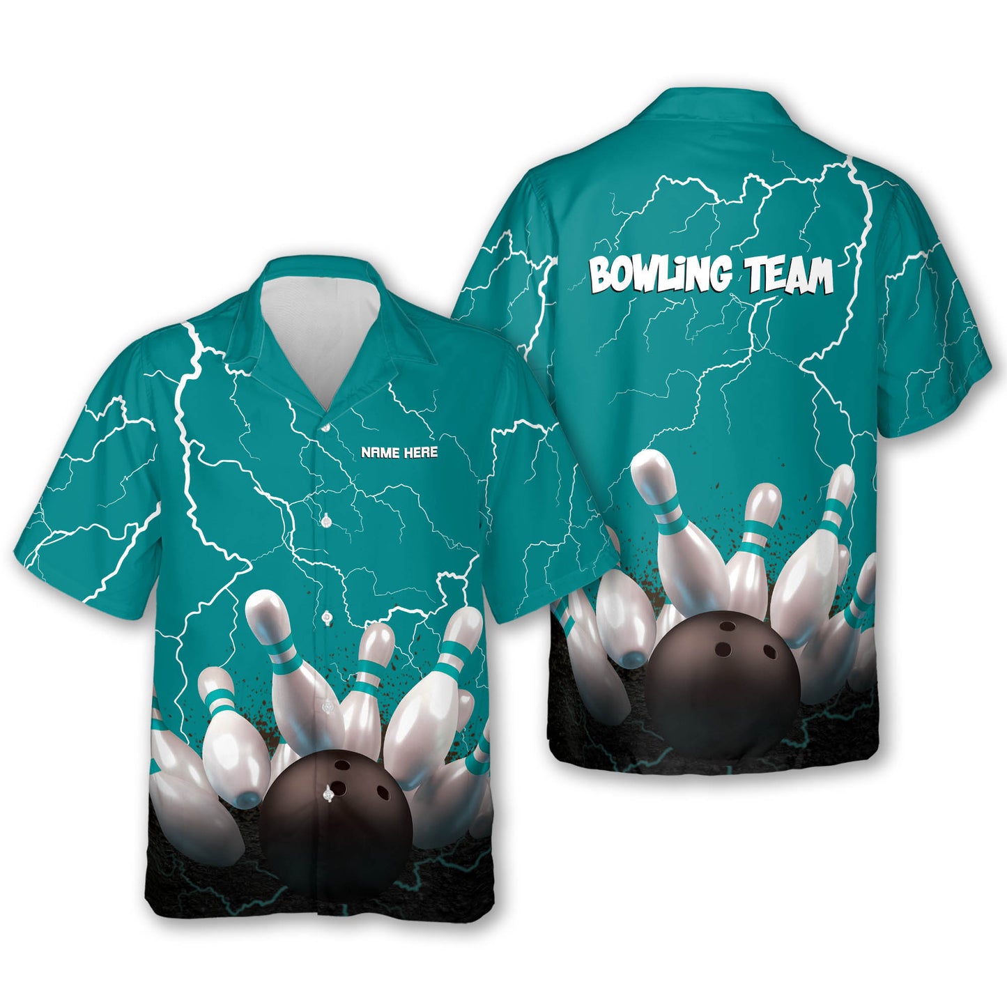 Custom King Pin Bowling Hawaiian Shirt HB0068