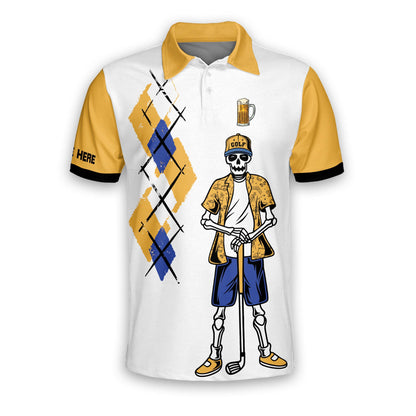 Golf And Beer That's Why I'm Here Golf Polo Shirt GM0152