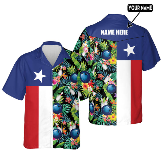 USA Texas Tropical Hawaiian Shirt HB0109