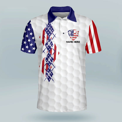 July 4th 2022 7 Iron Party Golf Polo Shirt GM0291