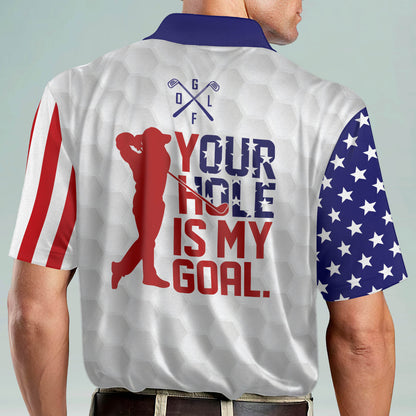 July 4th 2022 7 Iron Party Golf Polo Shirt GM0291