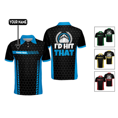 Custom I'd Hit That Bowling Polos BM0104