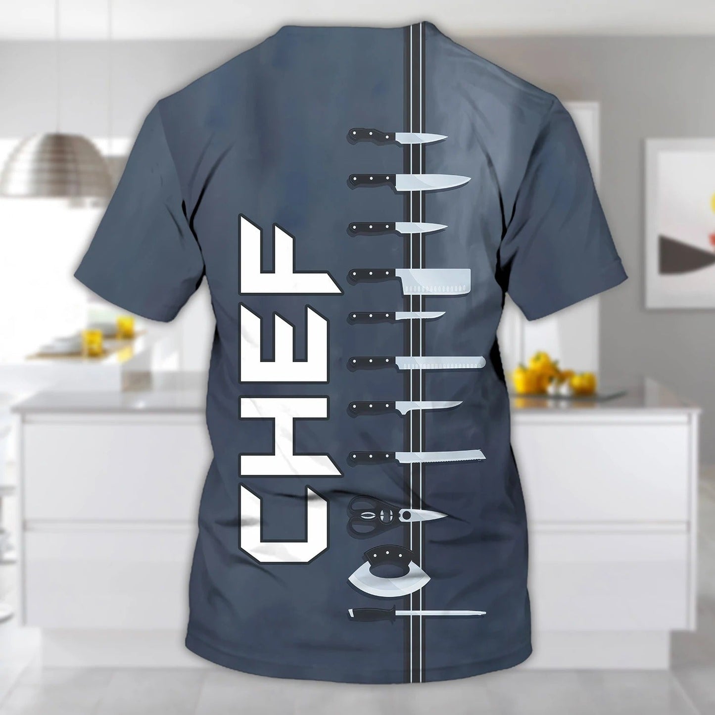 Personalized Name 3D Chef, Master Chef Tshirt, Best Gift For Cooking Lover, 3D Full Print Cooker Shirt, Chef Shirt TO0259