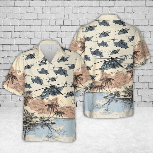 US Air Force Sikorsky MH53 Pave Low Hawaiian Shirt, Hawaiian shirt for men, women HO0633