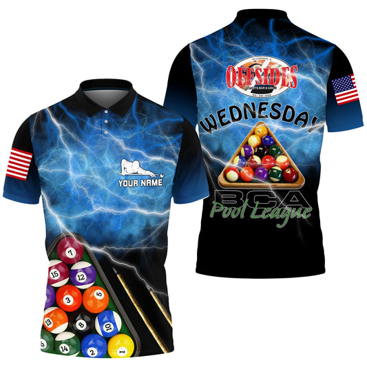 Tendpins Personalized 3D Funny Billiards Teams Polo Shirts For Ray Richardson BIA0360