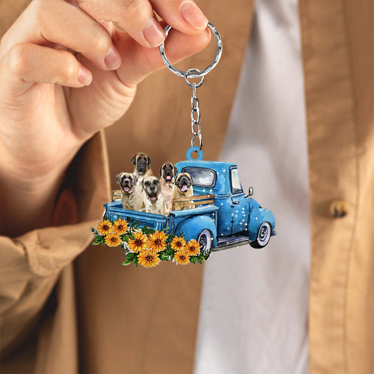 English Mastiff Take The Trip Keychain Dog Keychain Tendpins KO0271