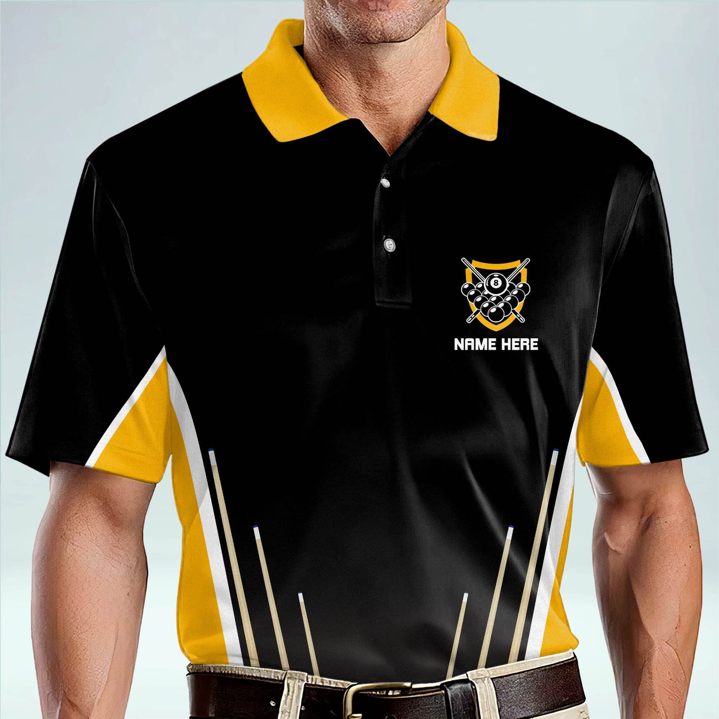 I'm Here To Break Your Balls Billiard Polo Shirt BI0001