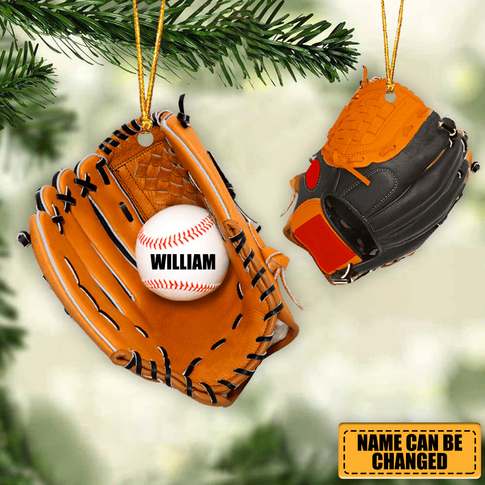 Baseball Pitcher Personalized Cut Ornament Gift For Baseball Lover OO1828