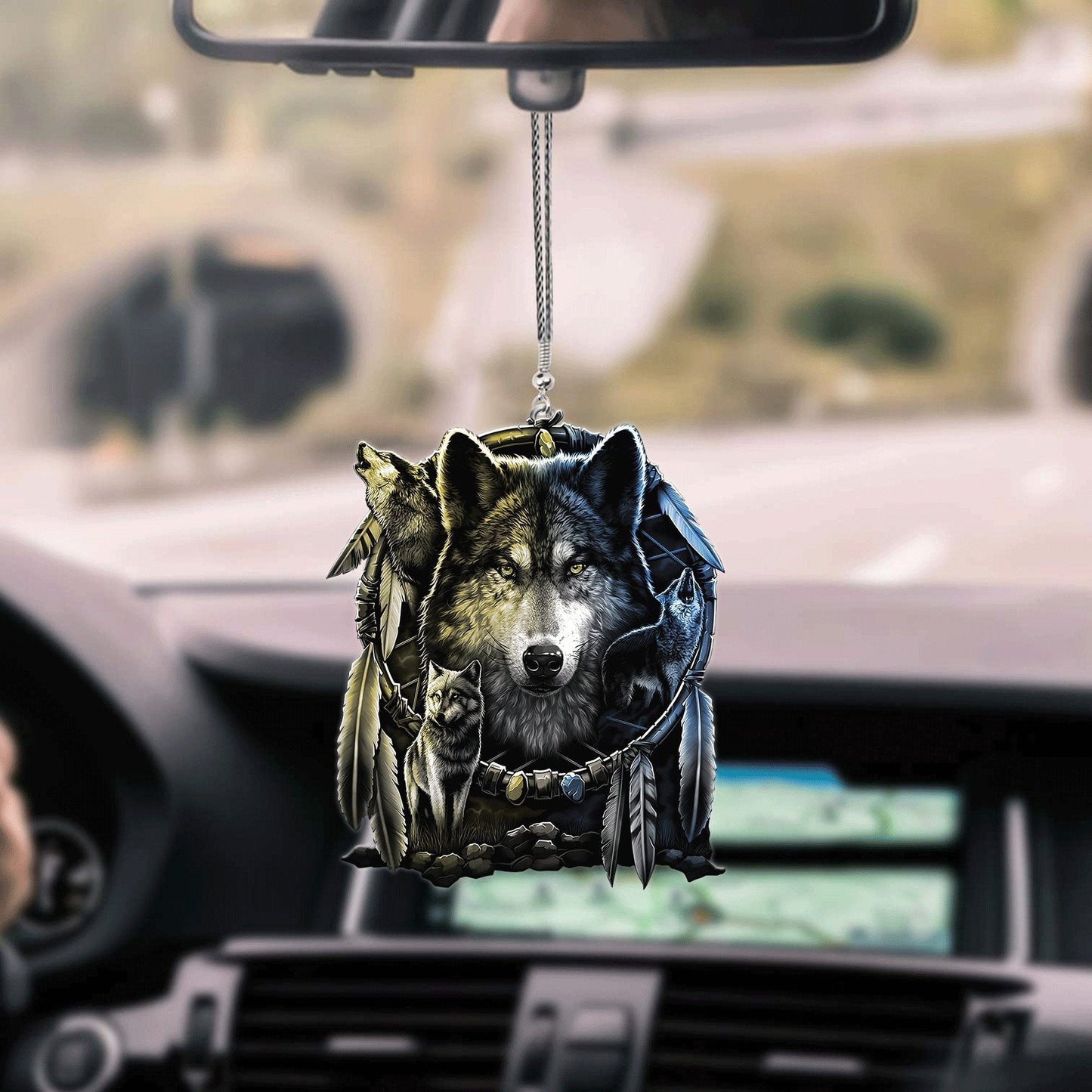 Native American Car Hanging Ornament, Native American Ornament For Auto OO0026