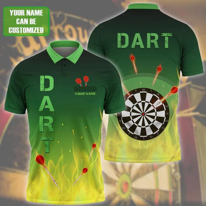 Tendpins Darts For Team Design Multicolor Option Customized Darts Polo Shirt, Dartboard DMA0012