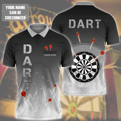 Tendpins Darts For Team Design Multicolor Option Customized Darts Polo Shirt, Dartboard DMA0012