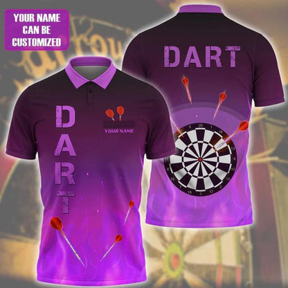 Tendpins Darts For Team Design Multicolor Option Customized Darts Polo Shirt, Dartboard DMA0012