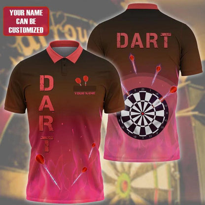 Tendpins Darts For Team Design Multicolor Option Customized Darts Polo Shirt, Dartboard DMA0012