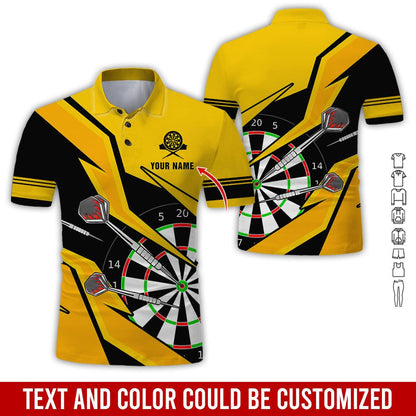 Tendpins Darts For Team Design Multicolor Option Customized Darts Polo Shirt, Perfect Gift For Darts Lovers, Darts Players DMA0011