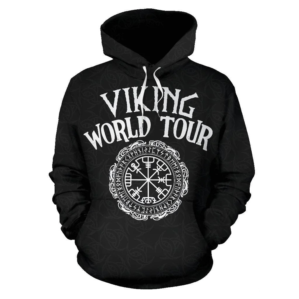 Viking World Tour Hoodie, 3D All Over Print Viking Hoodies Men Women SO0492